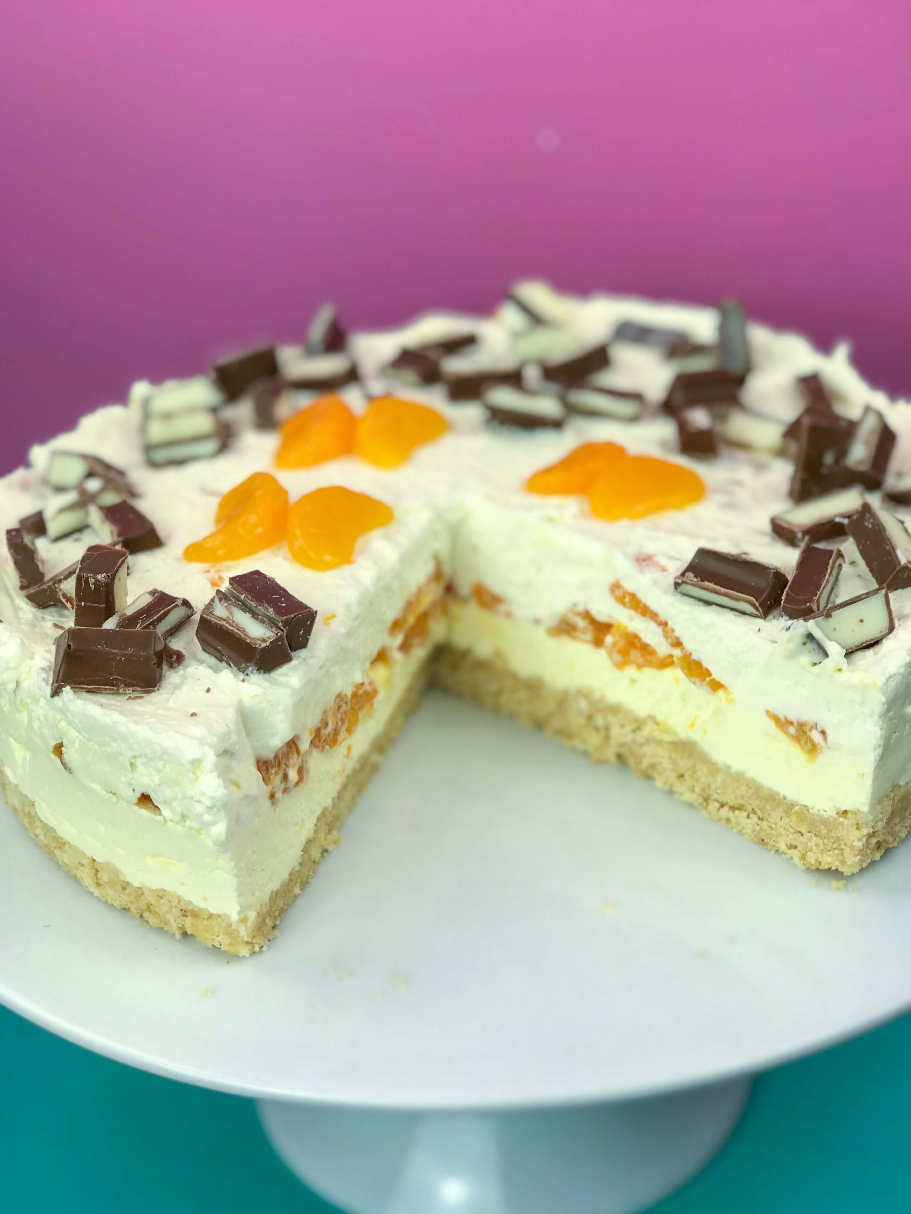 Schmandkuchen mit Mandarinen - Evelyn im Tortenland