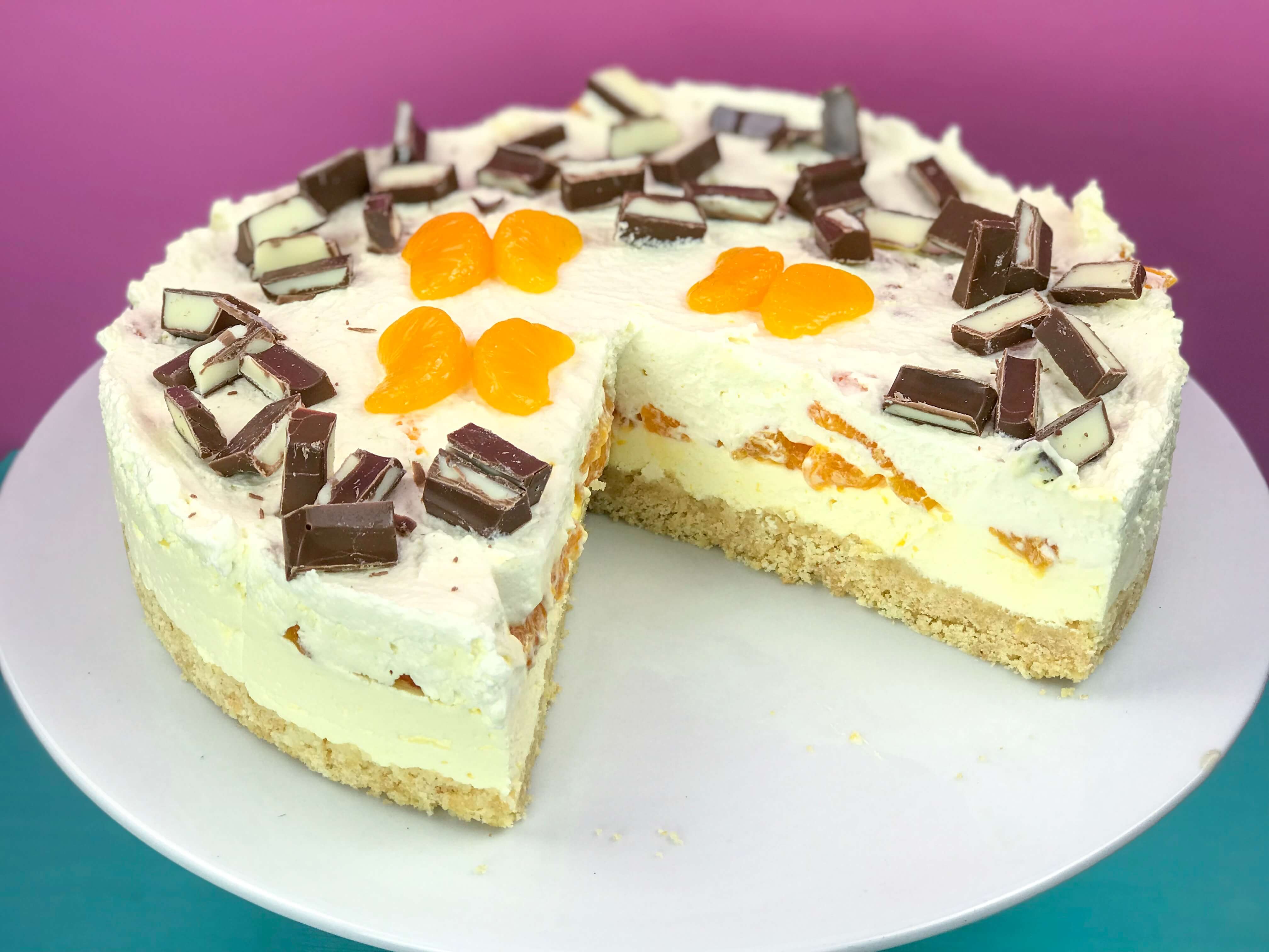 Schmandkuchen mit Mandarinen - Evelyn im Tortenland